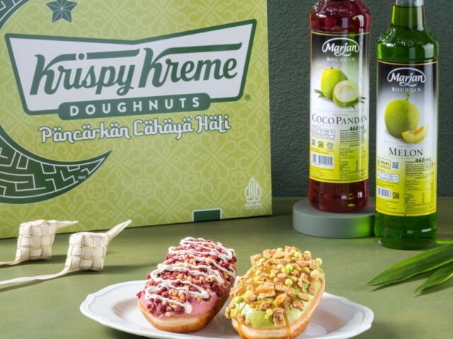 Krispy Kreme berkolaborasi dengan Marjan