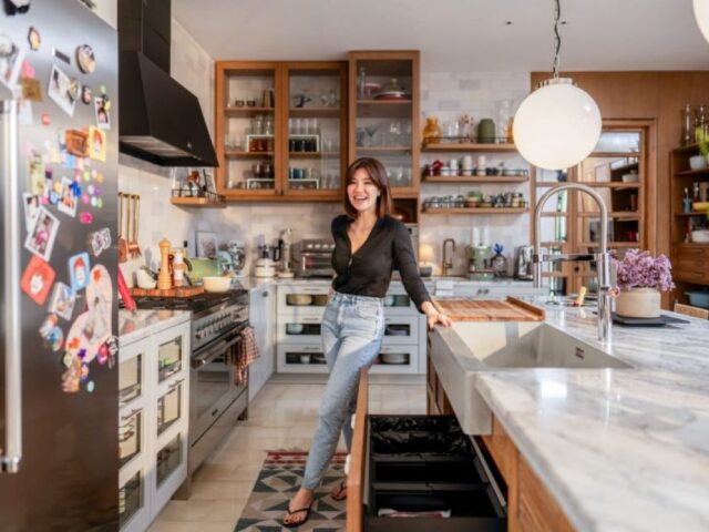 Inspirasi desain dapur dengan konsep open plan ala Agatha Suci